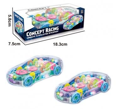 Concept Racing Bil, 17 cm - Alrico