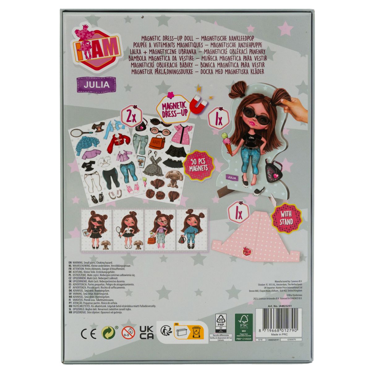 I am Magnetic Dress up Doll - Tinka - 2