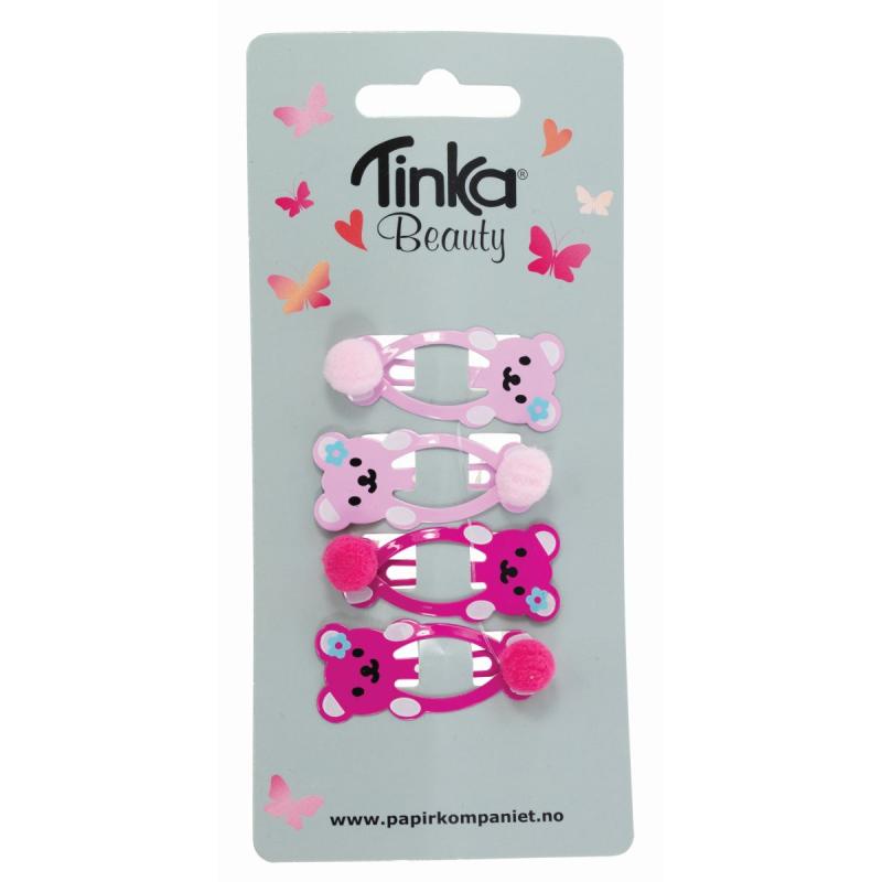 Hårspännen med Nallar 4 pack - Tinka