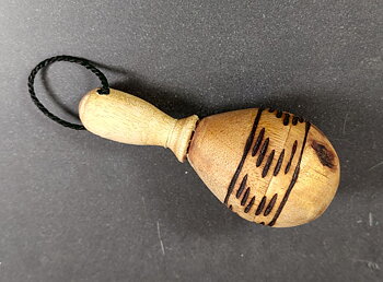 Mini Trä skallra