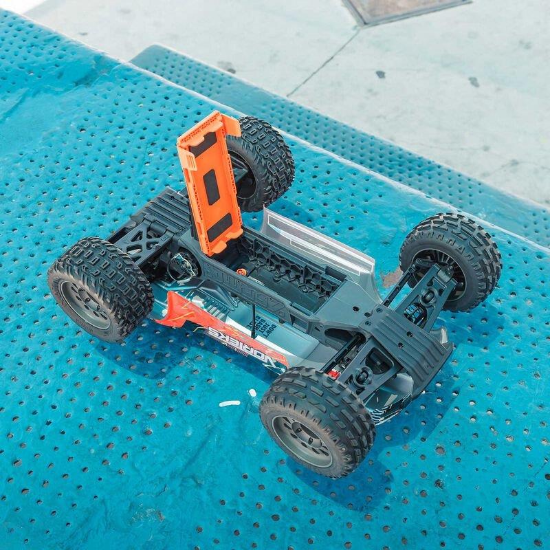 ARRMA 1/10 VORTEKS MEGA 550 2WD Stadium Truck RTR with Battery & Charger, Orange - 11
