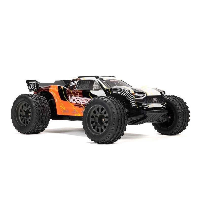 ARRMA 1/10 VORTEKS MEGA 550 2WD Stadium Truck RTR with Battery & Charger, Orange - 21