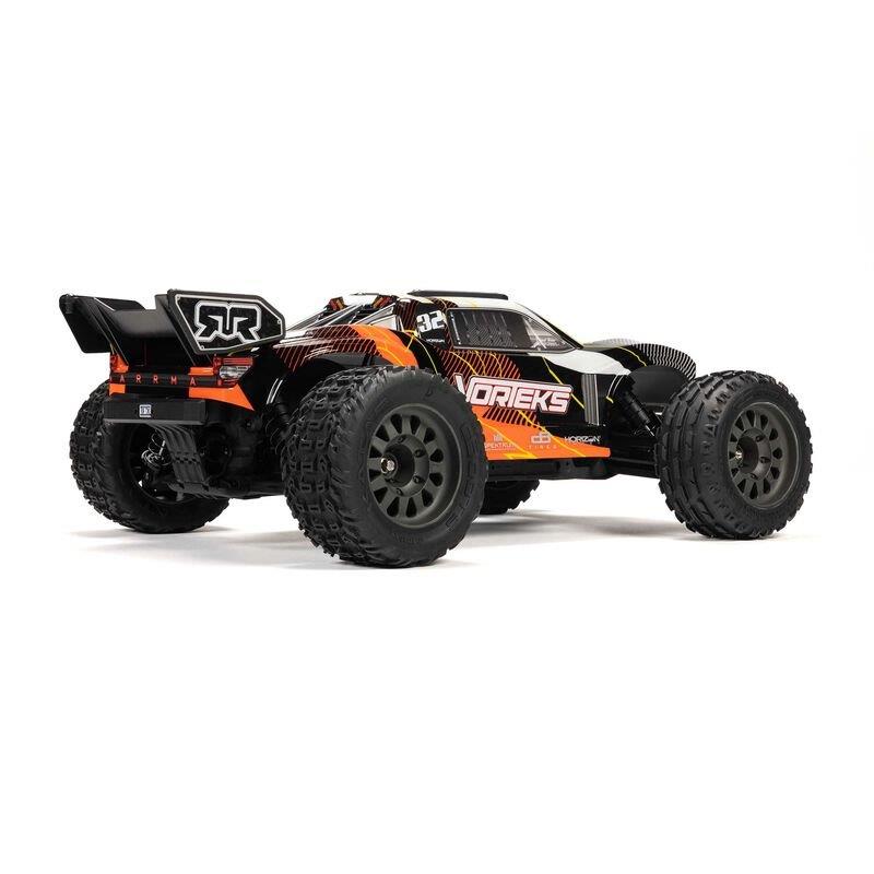 ARRMA 1/10 VORTEKS MEGA 550 2WD Stadium Truck RTR with Battery & Charger, Orange - 23