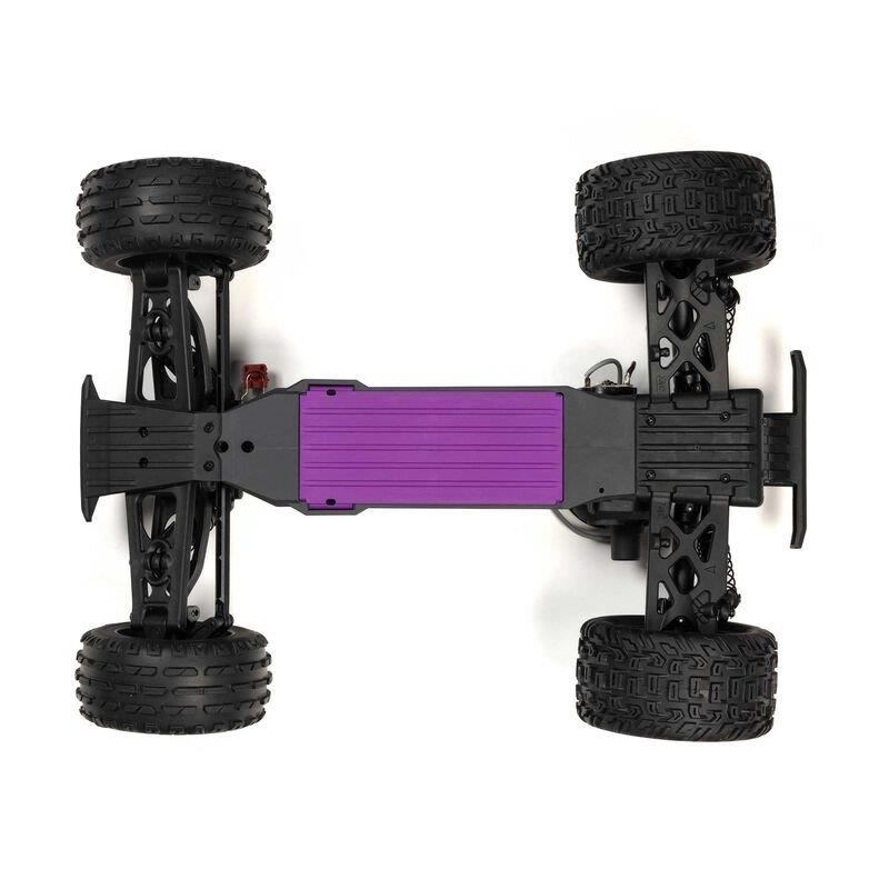 ARRMA 1/10 VORTEKS MEGA 550 2WD Stadium Truck RTR with Battery & Charger, Purple - 22