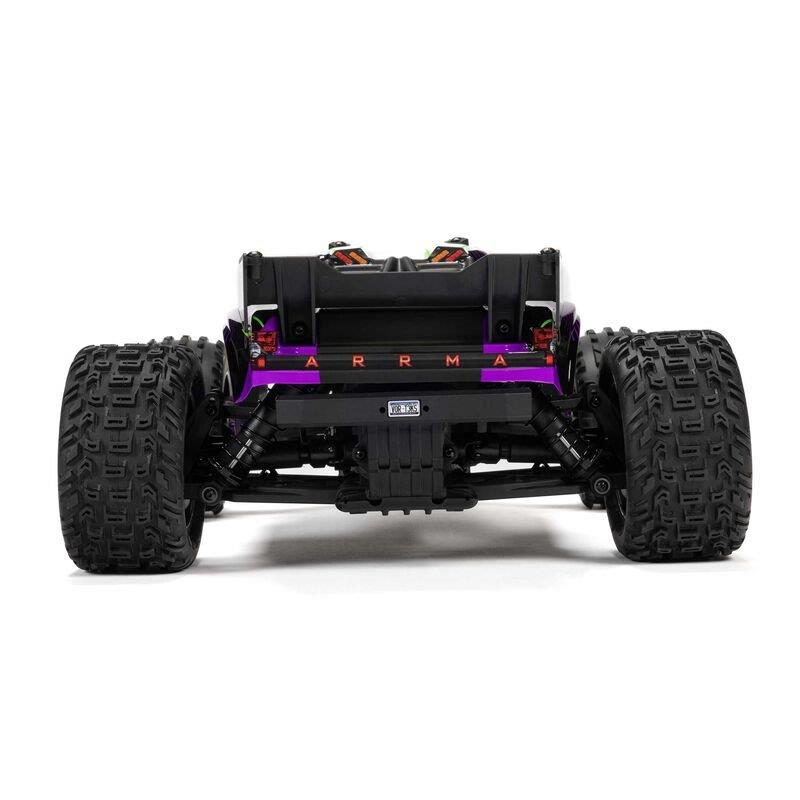 ARRMA 1/10 VORTEKS MEGA 550 2WD Stadium Truck RTR with Battery & Charger, Purple - 20