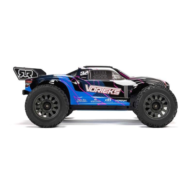 ARRMA 1/10 VORTEKS MEGA 550 2WD Stadium Truck RTR, Blue - 11