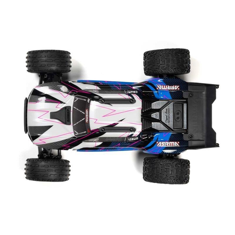 ARRMA 1/10 VORTEKS MEGA 550 2WD Stadium Truck RTR, Blue - 15