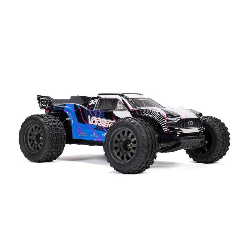 ARRMA 1/10 VORTEKS MEGA 550 2WD Stadium Truck RTR, Blue - 10