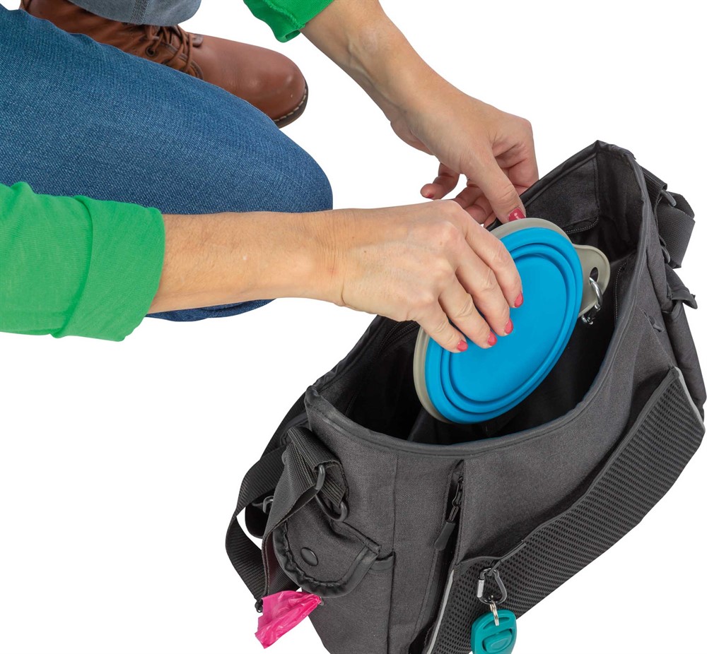 Trixie Väska Walk & Dummy 34x29x9cm Antracit - 17