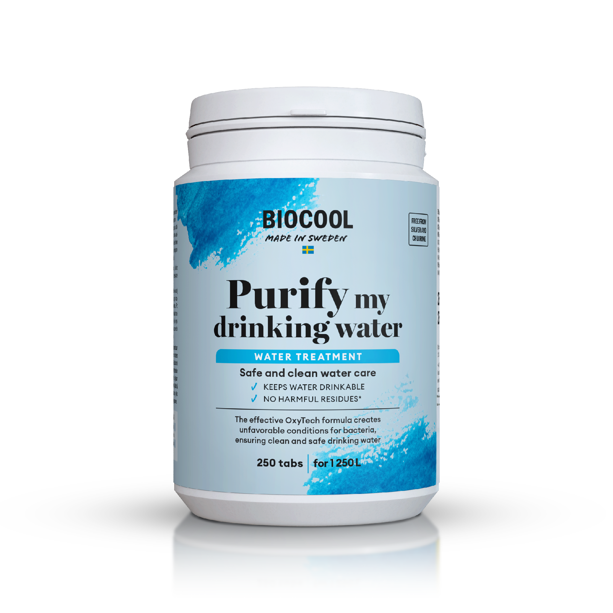 Biocool Purify my drinking water 250 tabletter