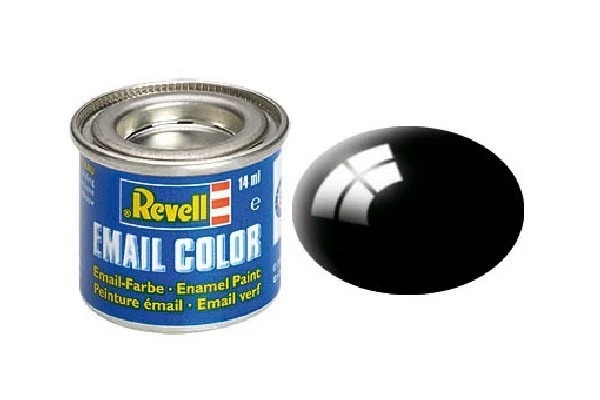Revell Emaljfärg 14 ml. Black, Gloss