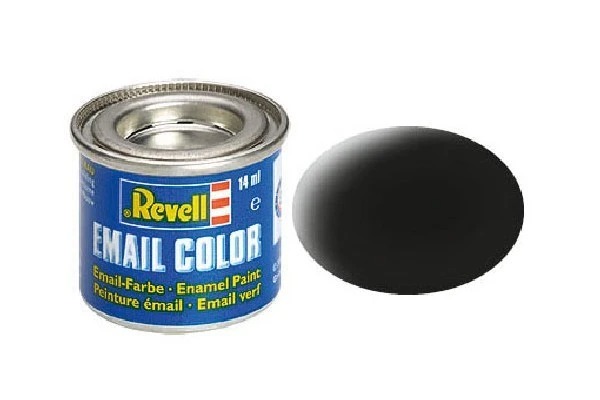 Revell Emaljfärg 14 ml. Svart &nbsp;Matt Nr 8