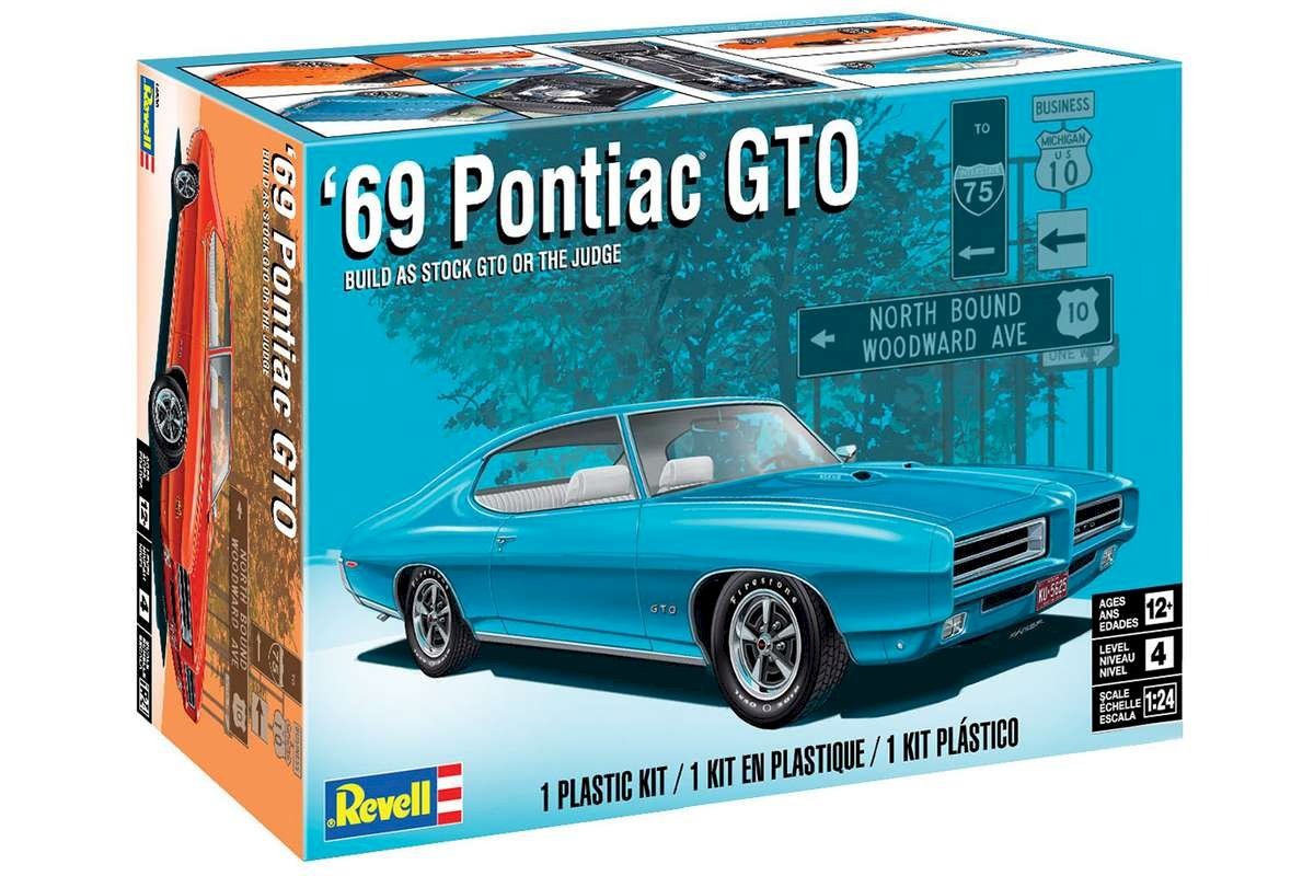 Revell Modellset 69 Pontiac GTO "The Judge" 2N1