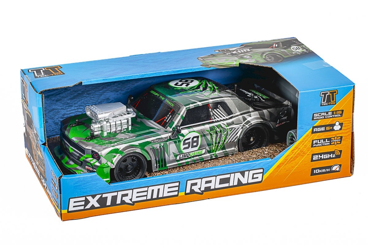 TEC-TOY Radiostyrd Extreme Racing, Grön