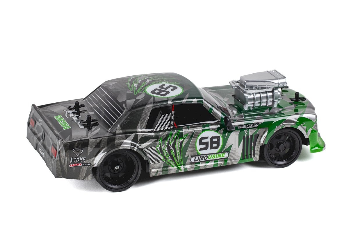 TEC-TOY Radiostyrd Extreme Racing, Grön - 8
