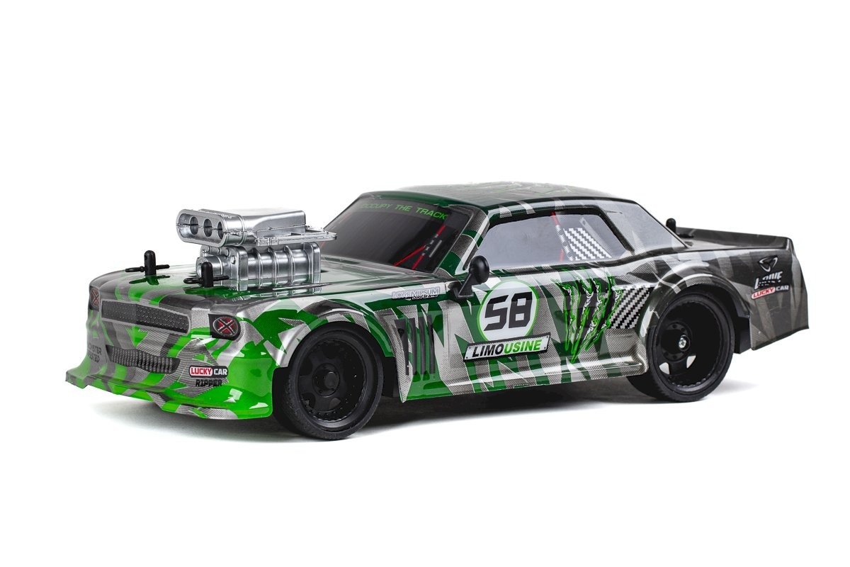 TEC-TOY Radiostyrd Extreme Racing, Grön - 2