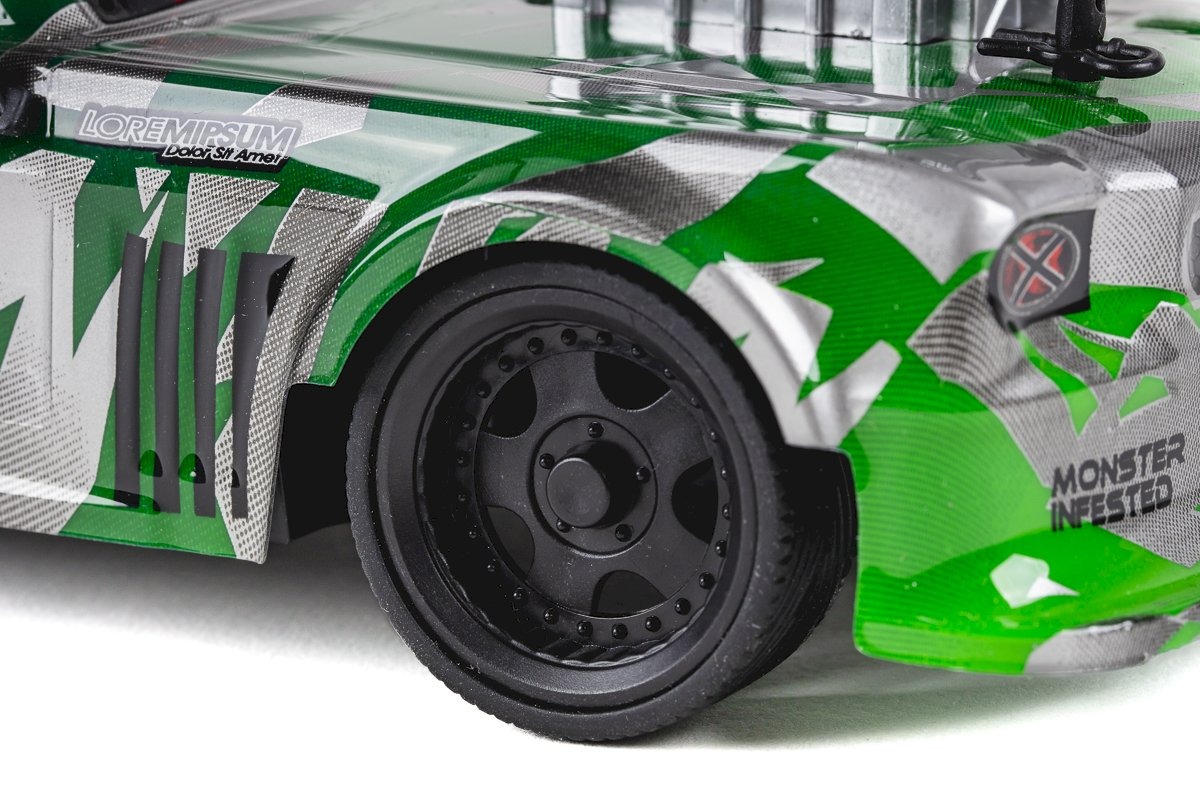TEC-TOY Radiostyrd Extreme Racing, Grön - 6