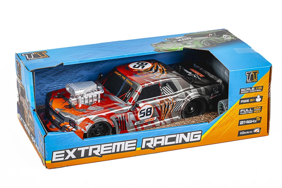 TEC-TOY Radiostyrd Extreme Racing, Orange - 2