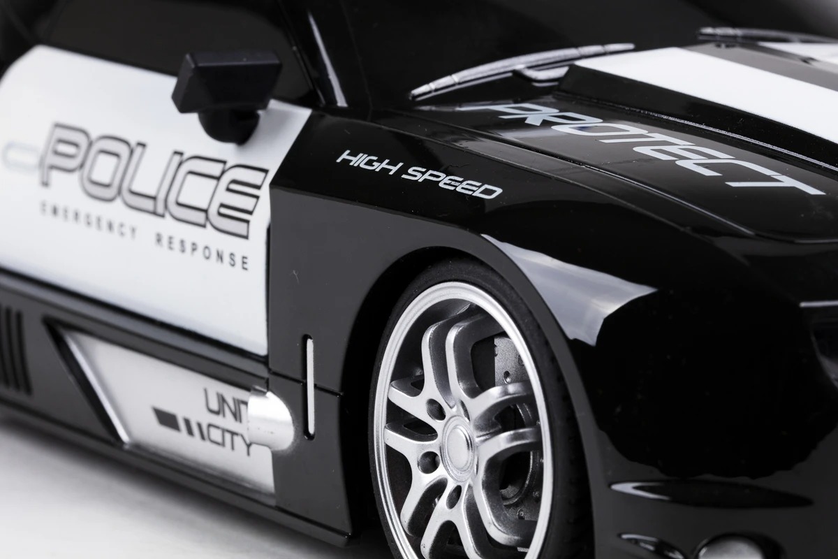 TEC-TOY Radiotyrd Police Chase , Svart - 8