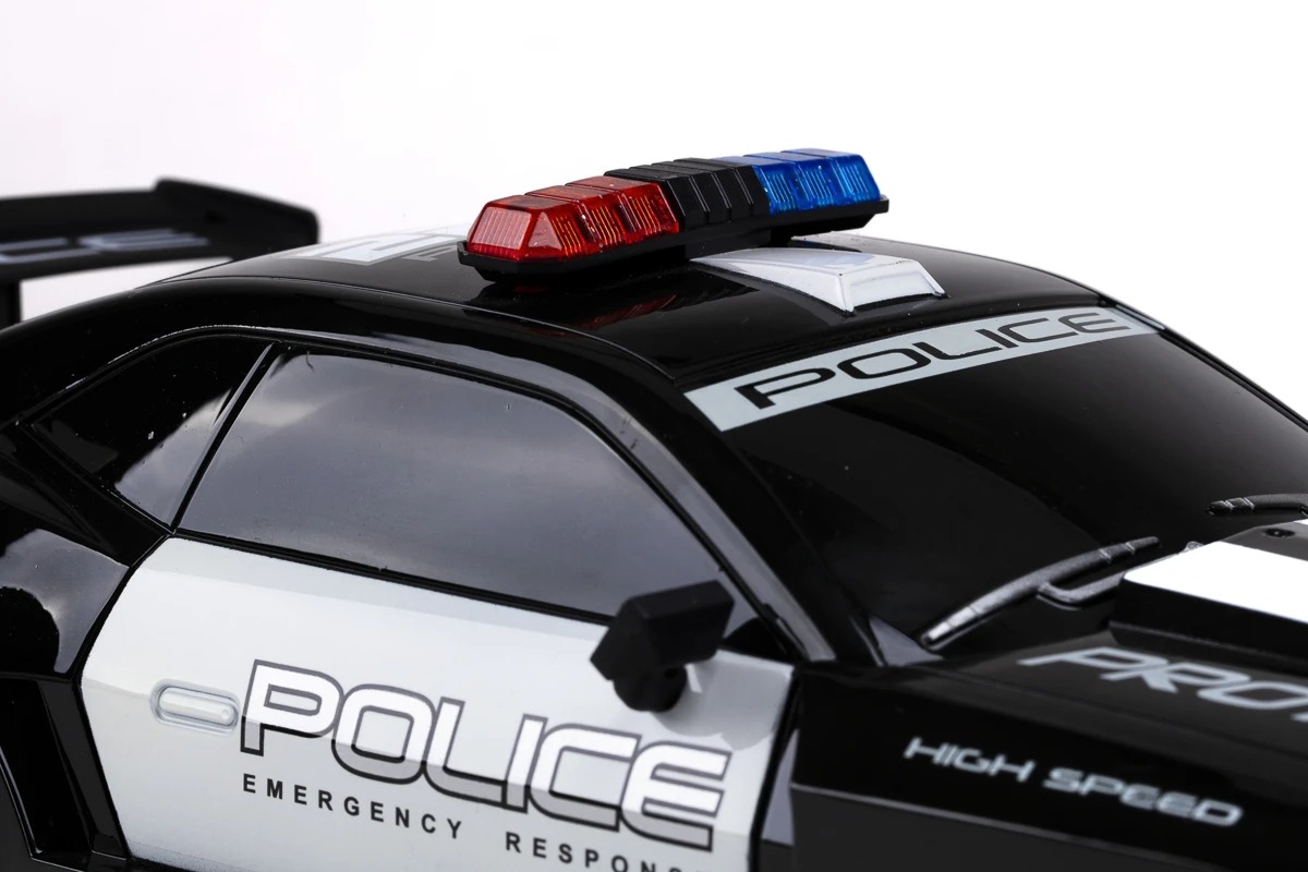 TEC-TOY Radiotyrd Police Chase , Svart - 9