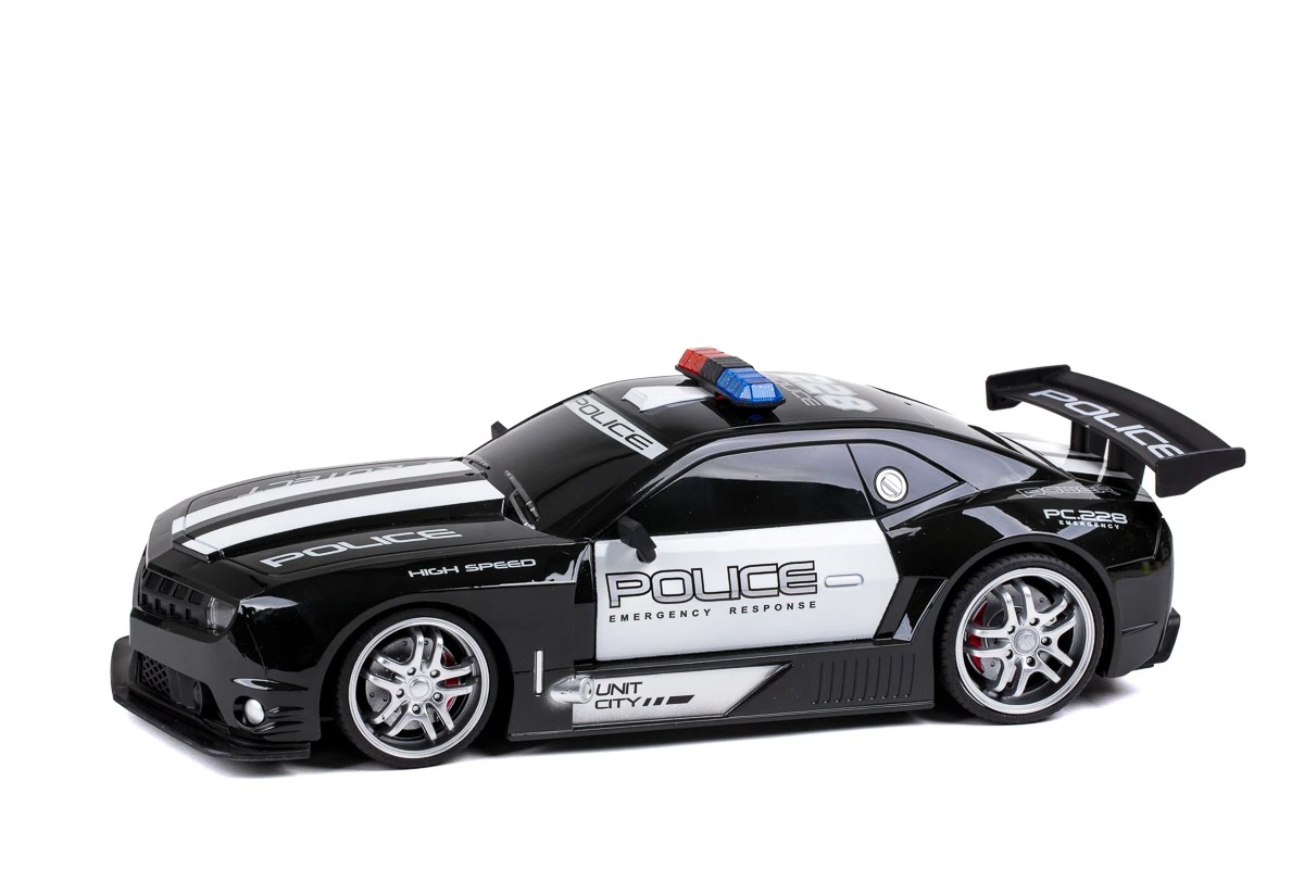 TEC-TOY Radiotyrd Police Chase , Svart - 10