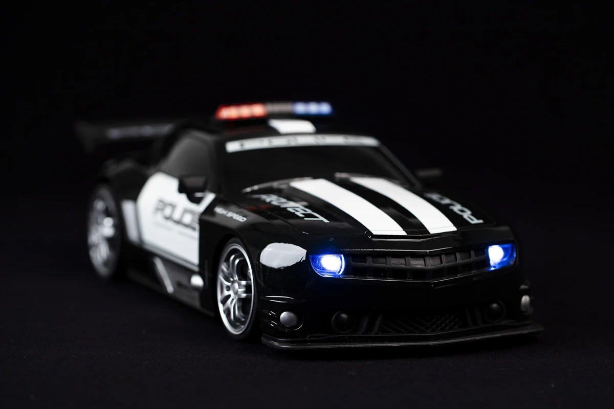 TEC-TOY Radiotyrd Police Chase , Svart - 3
