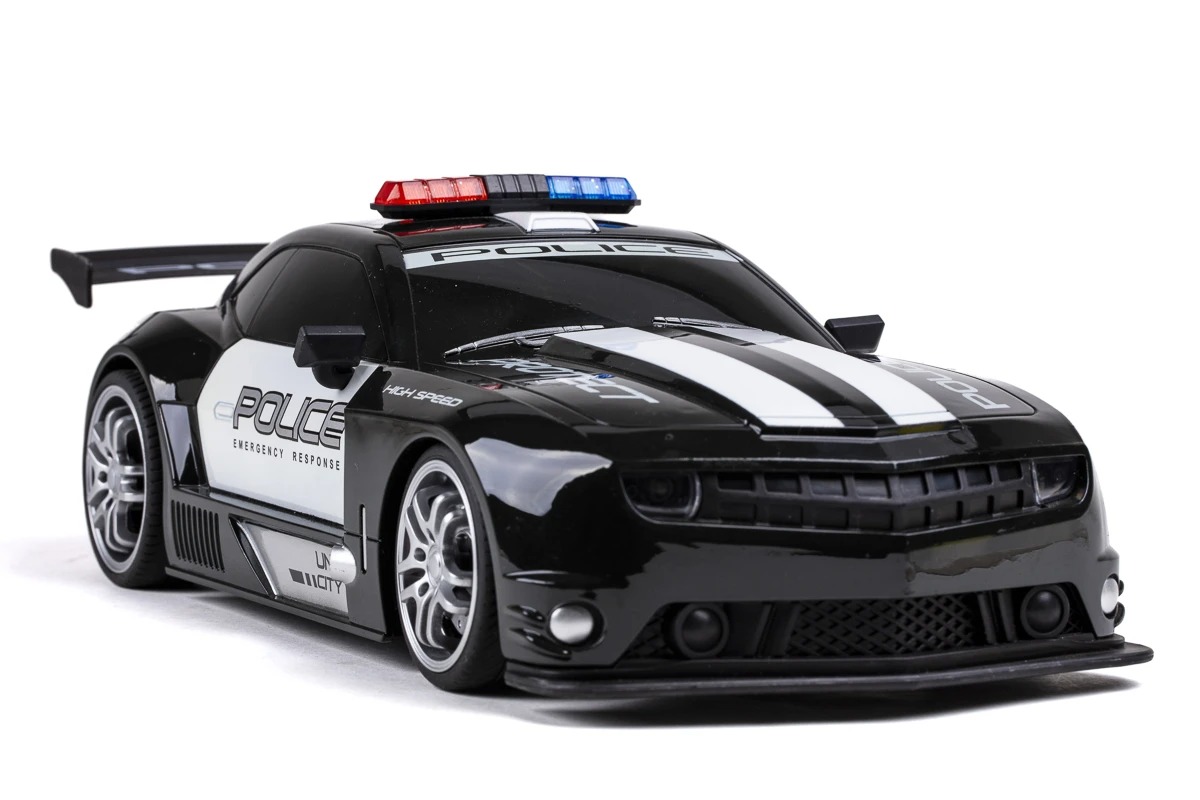 TEC-TOY Radiotyrd Police Chase , Svart - 7