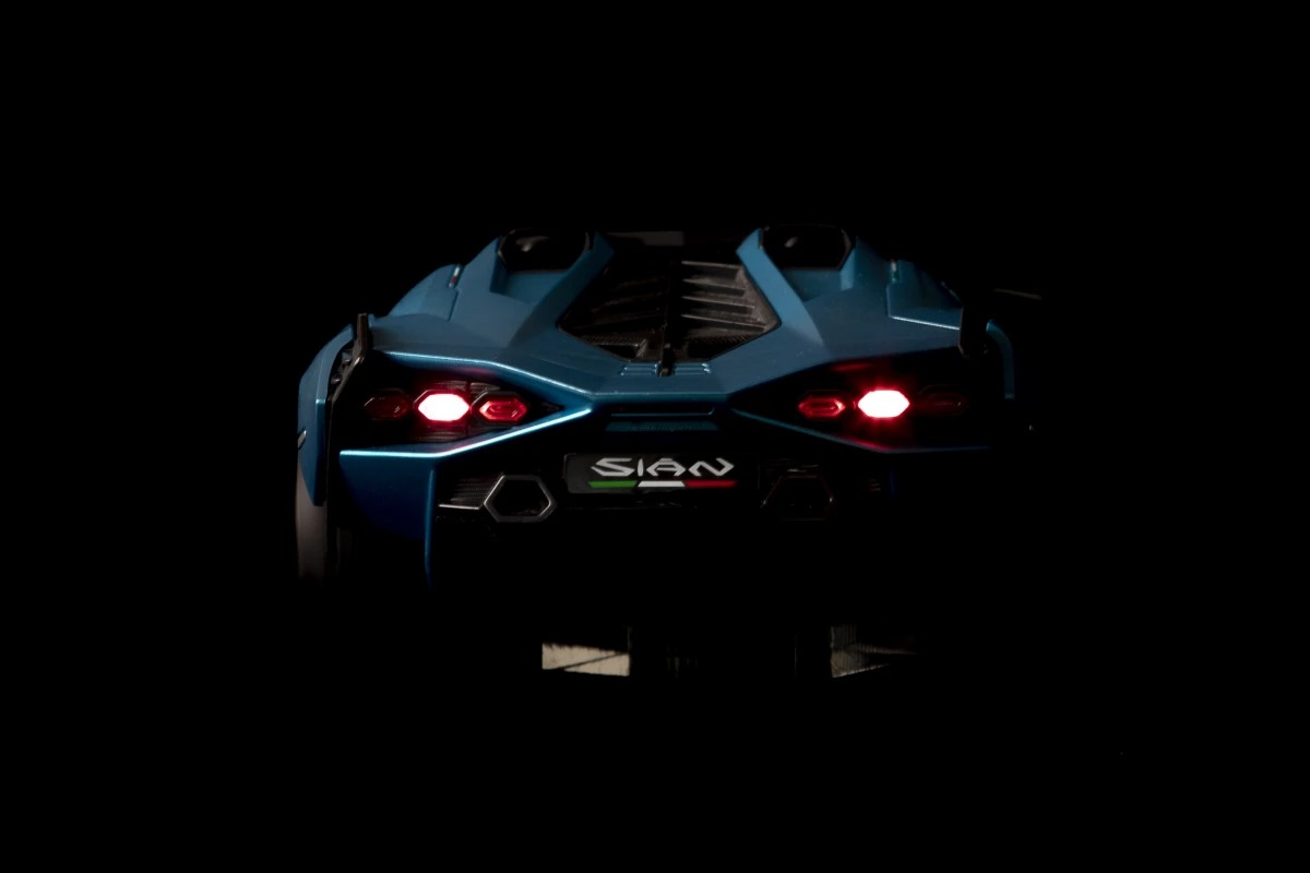 TEC-TOY Radiostyrd Lamborghini Sian, Turkos - 4