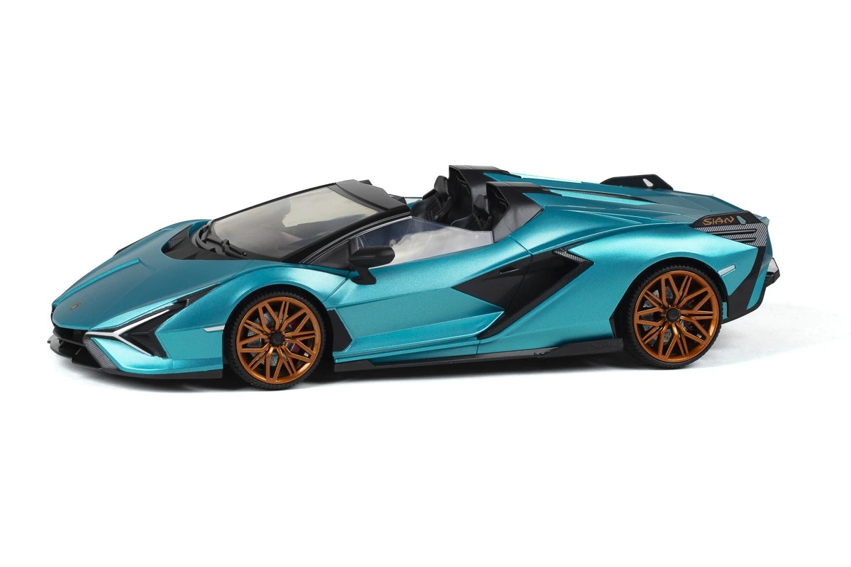 TEC-TOY Radiostyrd Lamborghini Sian, Turkos - 2
