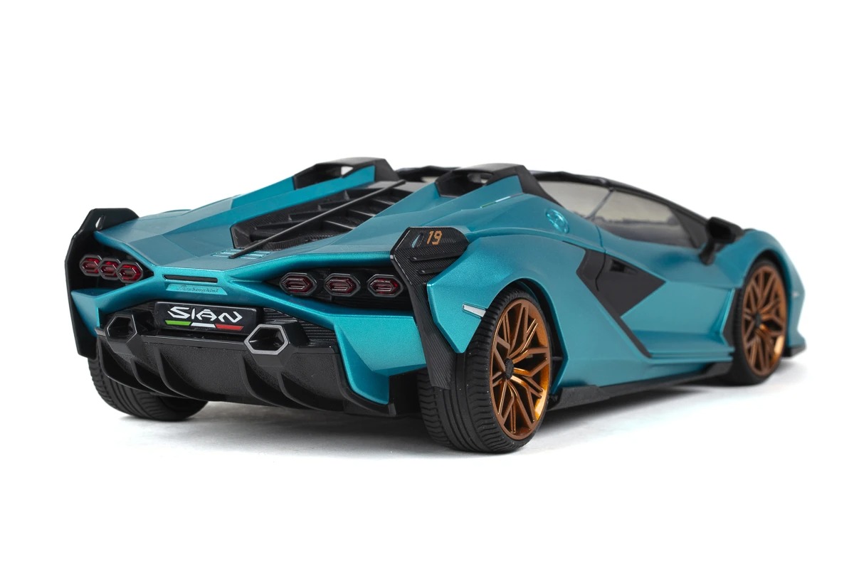 TEC-TOY Radiostyrd Lamborghini Sian, Turkos - 6