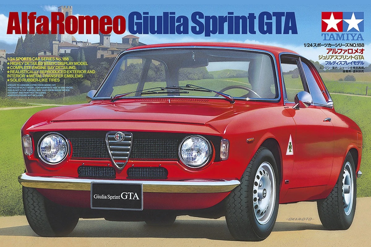 Tamiya Modellset Alfa Romeo Giulia Sprint GTA