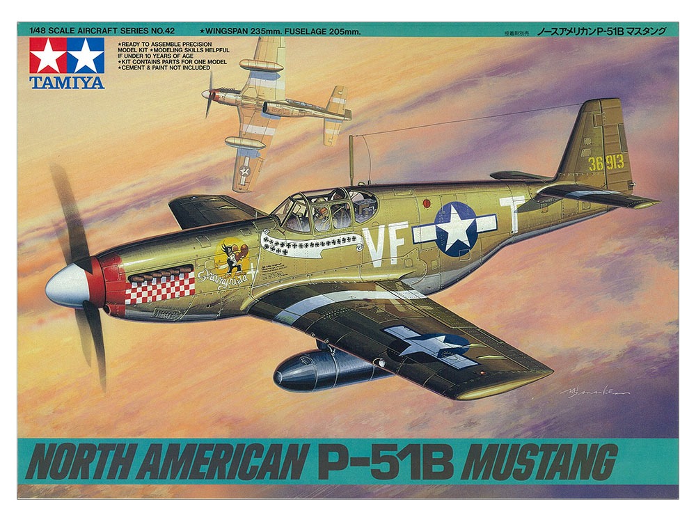 Tamiya Modellset North American P-51B Mustang