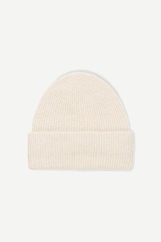 Selected Femme Lulu Linna Knit Beanie Birch Mel.