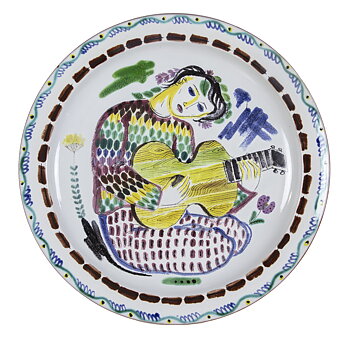 Big Plate/Bowl - Faience 
