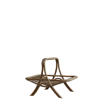TIDNINGSSTÄLL - BRUN/ROTTING