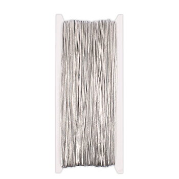 Elastiskt snöre silver 50m