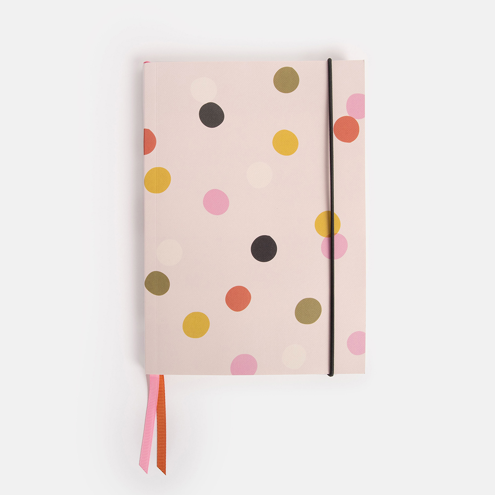 Pink Spotty A5 Notebook