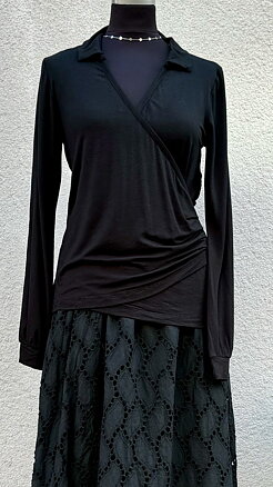 Kona top - Bamboo - black
