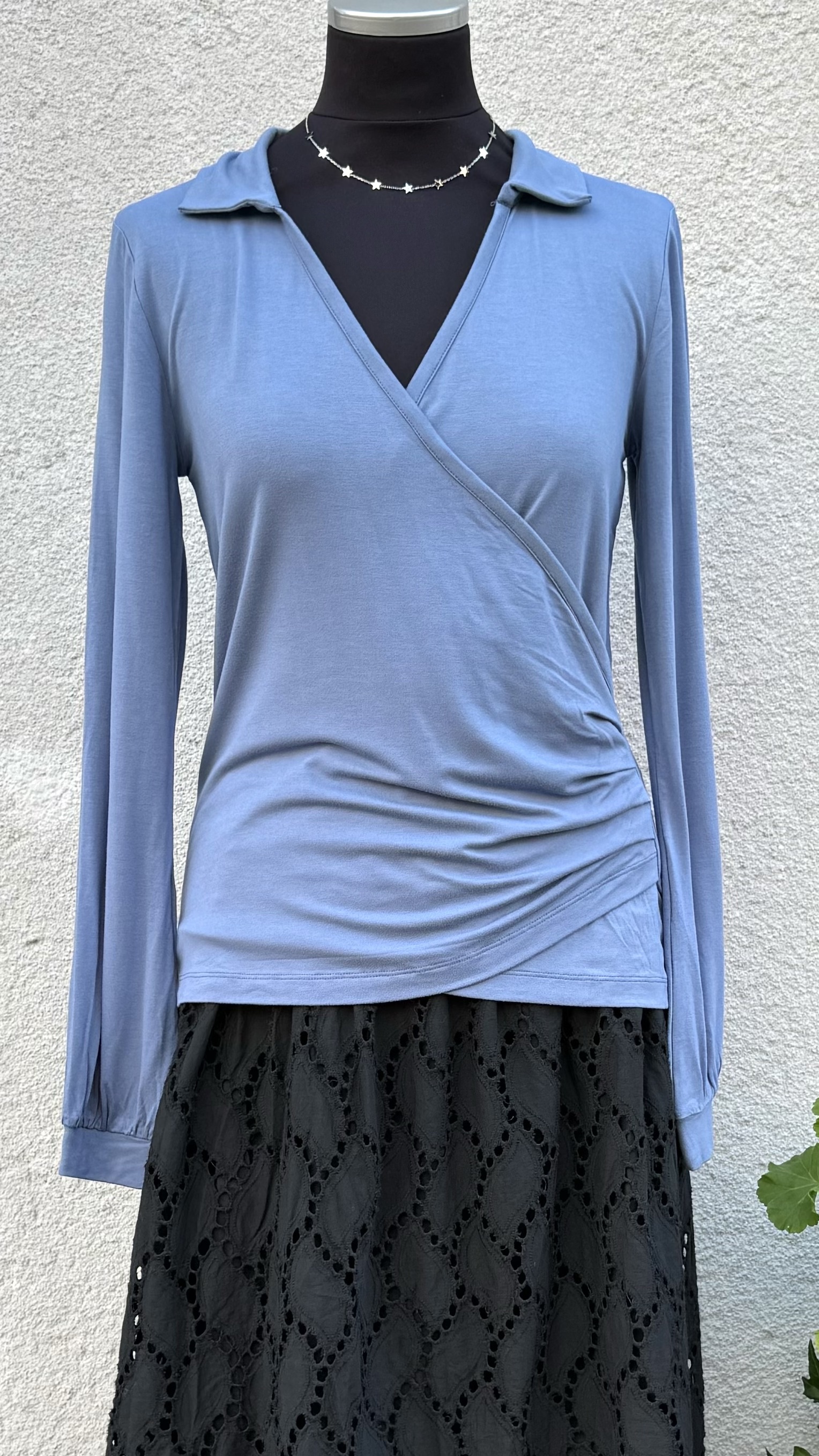 Kona top - Bamboo - blue - 2
