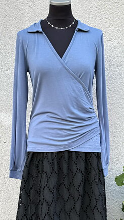 Kona top - Bamboo - blue
