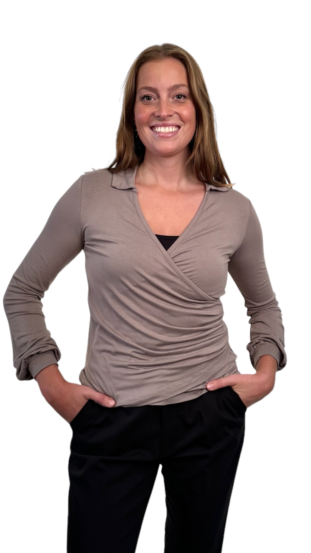 Kona top - Bamboo - clay