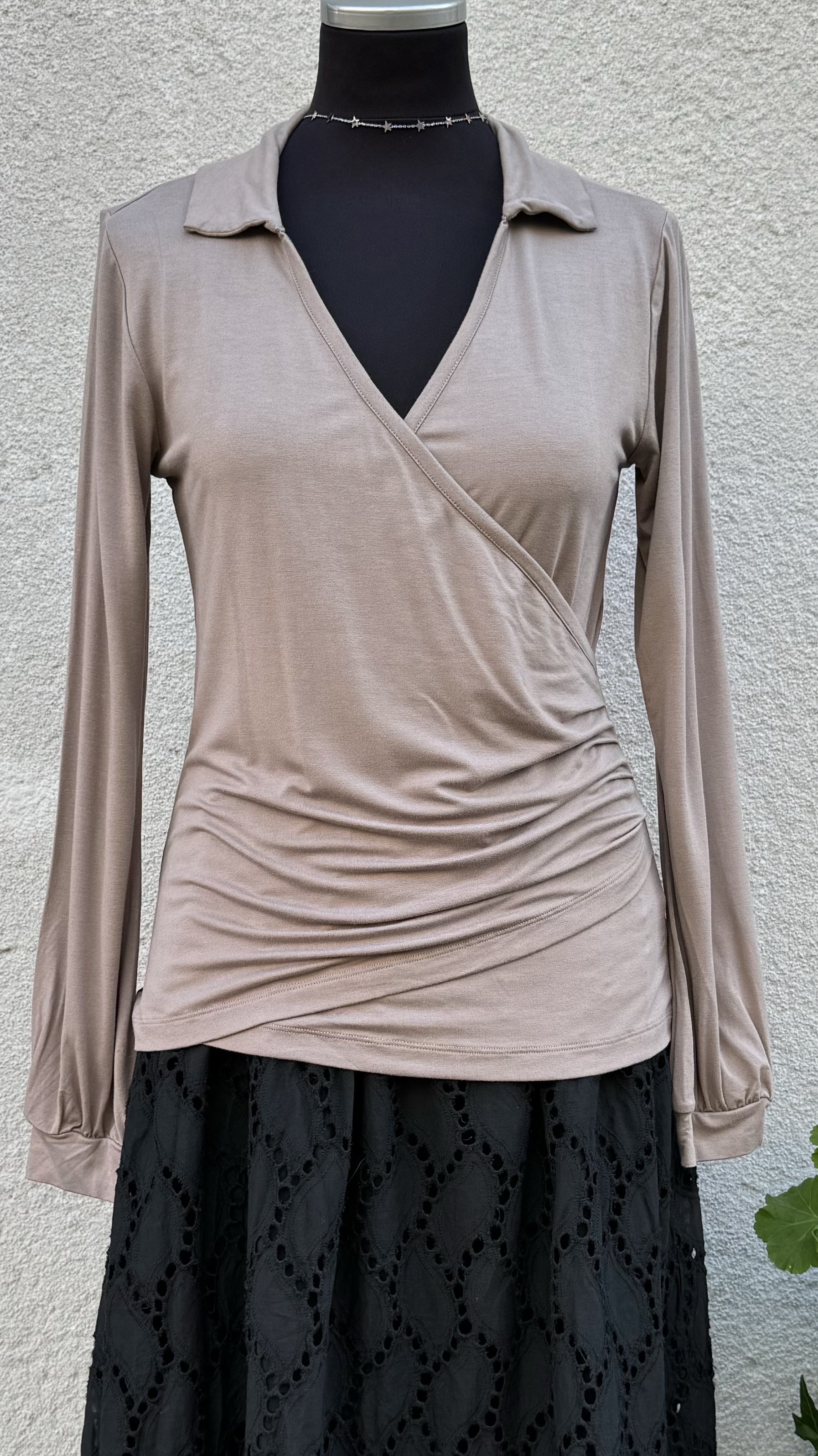 Kona top - Bamboo - clay - 2