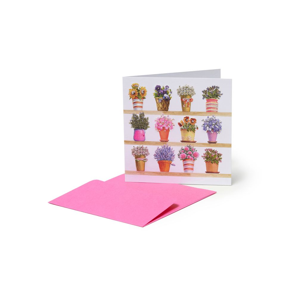 Small Greeting card, Flowers (BQEV009)