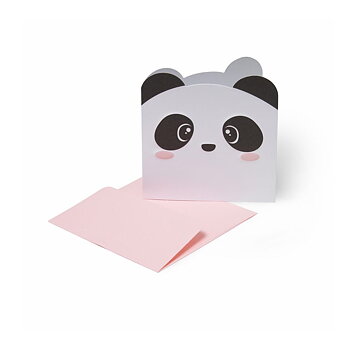 Small Greeting card, Panda (BQEV010)