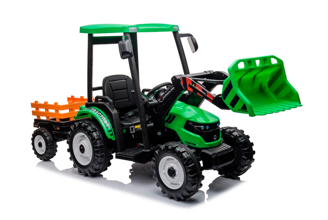 Azeno Farmer Excavator Eltraktor för Barn - 2