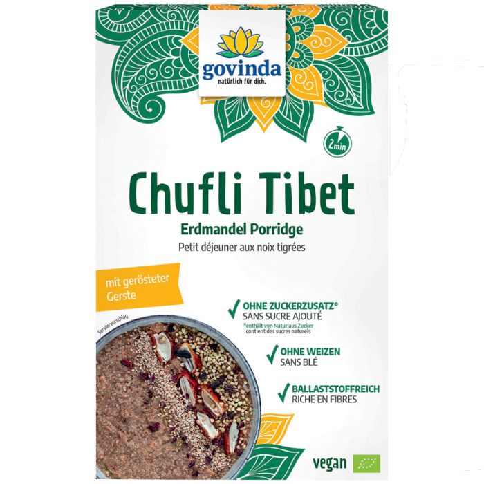 Ayurvedisk Chufli Tibet/Tigernöt Gröt Eko. 500g, Govinda