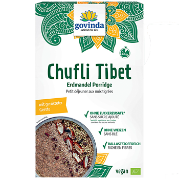 Ayurvedisk Chufli Tibet/Tigernöt Gröt Eko. 500g, Govinda