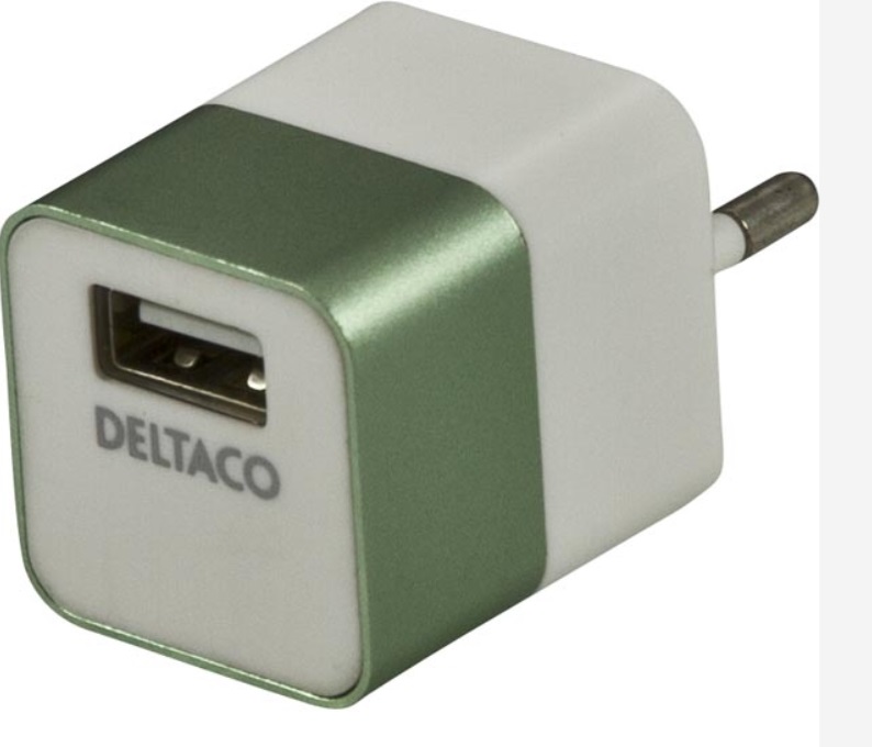 Strömadapter från 230V till 5V USB Typ A hona