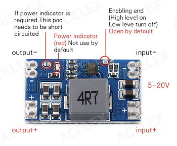 mini560 step-down stabilized voltage supply module output 5V 4A