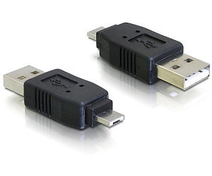 DeLOCK USB-adapter OTG Typ A hane till Micro-A hane, svart